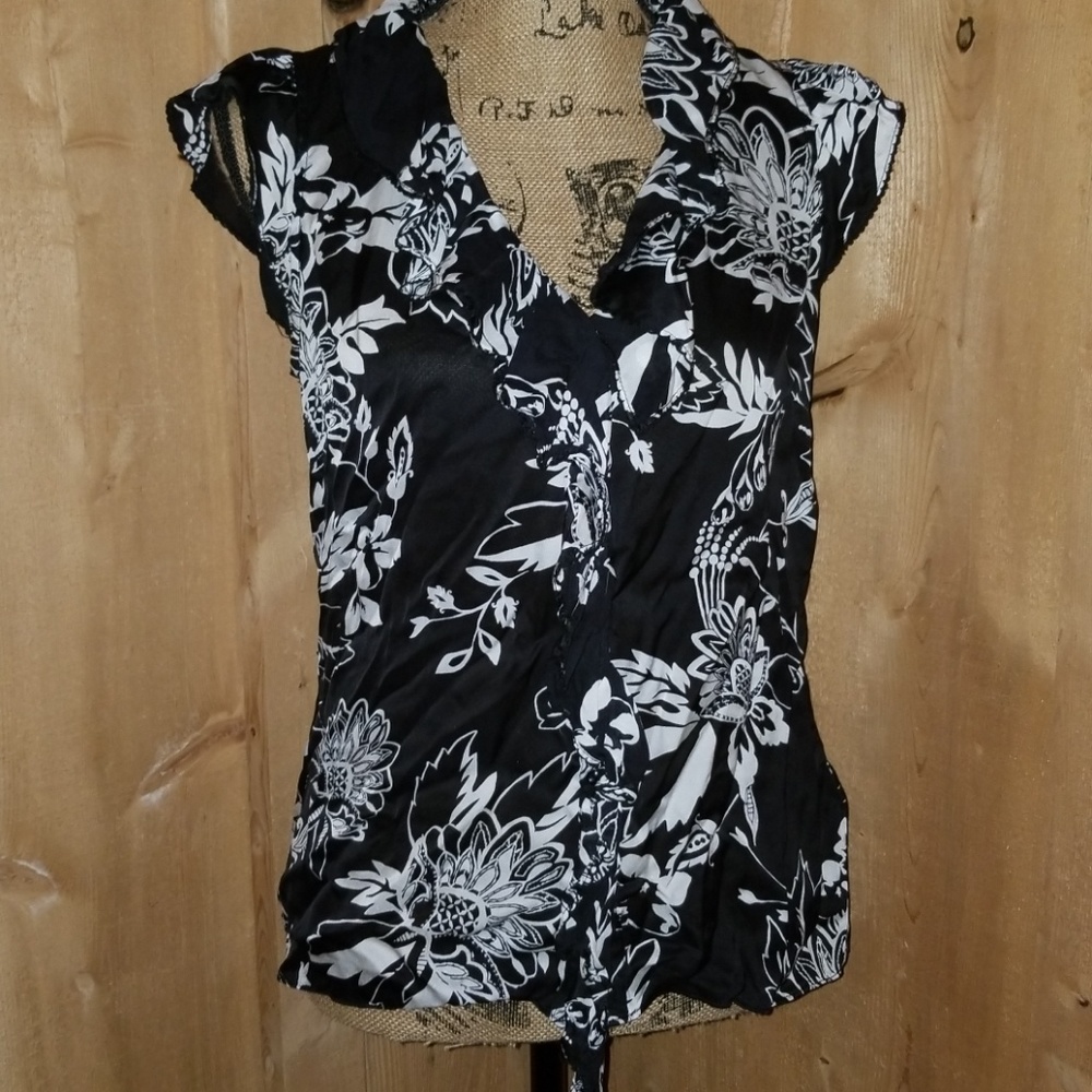 Silk sleeveless top